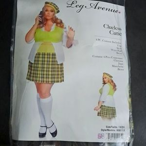 NWT CLUELESS CUTIE 4 PC COSTUME